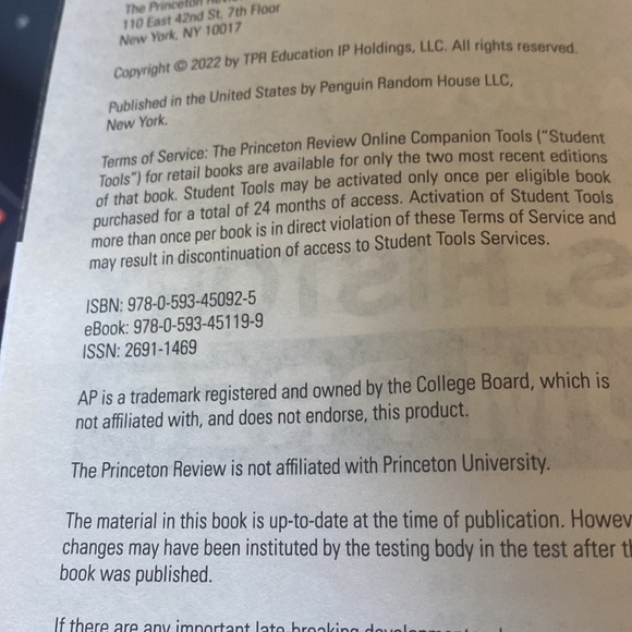 2023 AP US History Prep Book - Picture 2 of 5